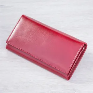 Dámská kožená rámečková peněženka