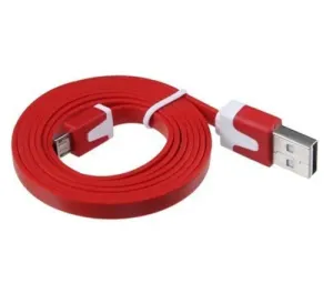 Micro USB kabel - červený