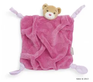 Kaloo plyšový medvídek Plume-Raspberry Bear Doudou 962306 růžový