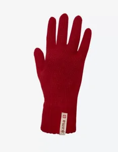 Pletené Merino rukavice Kama R101 124 tmavě červené