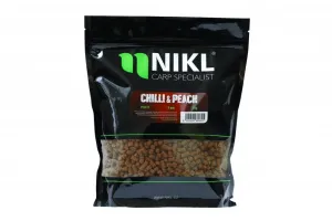 Nikl Pelety Chilli & Peach s dírkou, 1 kg, 18 mm