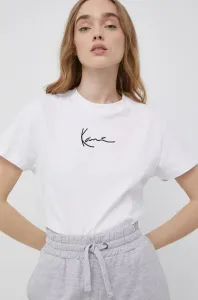Bavlněné tričko Karl Kani bílá barva