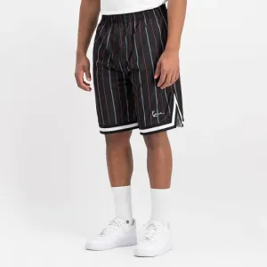 Kraťasy Karl Kani Small Signature Striped Mesh Shorts black/white #6058468