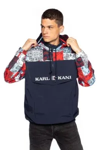 Karl Kani Retro Block Paisley Windbreaker Jacket navy