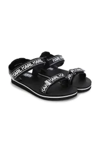 Dětské sandály Karl Lagerfeld černá barva #5004935