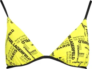 Karl Lagerfeld dámské plavky Barva: žlutá, Velikost: L