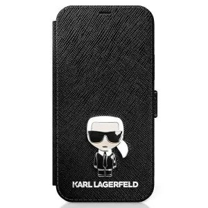 Kryt Karl Lagerfeld KLFLBKP12SIKMSBK iPhone 12 mini 5,4