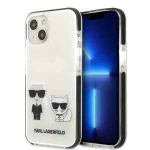 Karl Lagerfeld KLHCP13MTPEKCW Apple iPhone 13 hardcase white Karl&Choupette