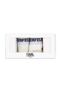 Dětské kalhotky Karl Lagerfeld 2-pack bílá barva #5798398