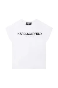 Dětské tričko Karl Lagerfeld bílá barva #5406319