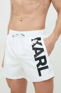 Plavkové šortky Karl Lagerfeld bílá barva #4302791