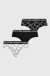 Spodní prádlo Karl Lagerfeld 3-pack pánské, černá barva