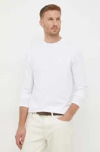 Tričko s dlouhým rukávem Karl Lagerfeld bílá barva #5679413