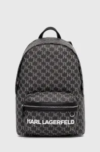 Batoh Karl Lagerfeld pánský, černá barva, velký, vzorovaný