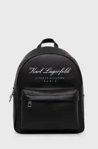 Batoh Karl Lagerfeld dámský, černá barva, velký, s potiskem