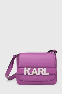 Kabelka Karl Lagerfeld fialová barva
