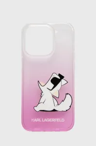 Karl Lagerfeld KLHCP14LCFNRCPI Apple iPhone 14 Pro hardcase pink Choupette Fun