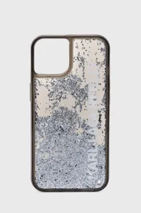 Karl Lagerfeld KLHCP14SLCKVK Apple iPhone 14 black hardcase Liquid Glitter Elong