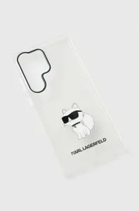 Karl Lagerfeld KLHCS23LHNCHTCT Samsung Galaxy S23 Ultra transparent hardcase Ikonik Choupette