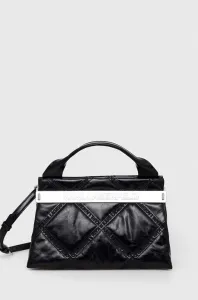 Kožená kabelka Karl Lagerfeld černá barva #5889494
