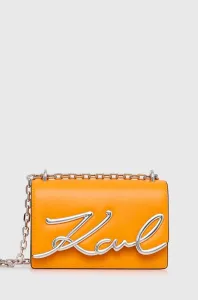 Karl Lagerfeld Signature Cross body bag Oranžová