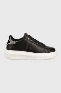 Kožené sneakers boty Karl Lagerfeld KAPRI černá barva, KL62515 #5677615