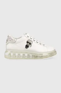 Kožené sneakers boty Karl Lagerfeld KAPRI KUSHION bílá barva, KL62633 #3829277