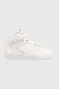 Kožené sneakers boty Karl Lagerfeld Kupsole Iii bílá barva