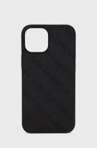 Karl Lagerfeld KLHCP13SPTLK Apple iPhone 13 mini hardcase black Perforated Allover