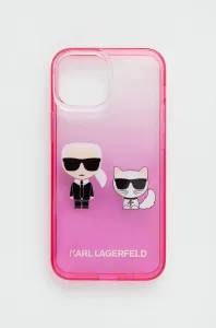 Obal na telefon Karl Lagerfeld Iphone 13 Mini 5,4'' růžová barva