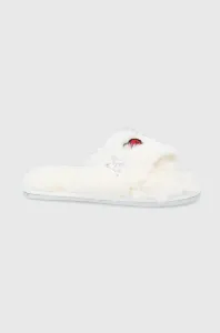 Pantofle Karl Lagerfeld bílá barva #5656419