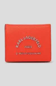 Peněženka Karl Lagerfeld červená barva