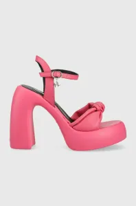 Sandály Karl Lagerfeld ASTRAGON HI růžová barva, KL33715 #5273221