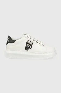 Sneakers boty Karl Lagerfeld Kapri bílá barva #4844658