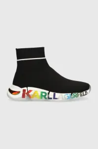 Sneakers boty Karl Lagerfeld Quadra černá barva #2038569