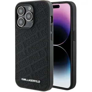 Pouzdro Karl Lagerfeld PU Quilted Pattern pro Apple iPhone 15 Pro Max, černé