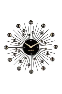 Karlsson 4860BK Designové nástěnné hodiny, 30 cm