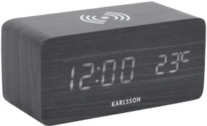 Karlsson Designový LED budík - hodiny KA5933BK #5972883