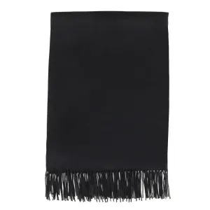 Karpet Zimní kašmírová šála s třásněmi 445010.4 - černá