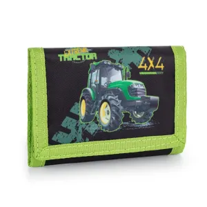 KARTON PP - Dětská textilní peněženka traktor