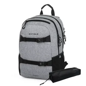 KARTON PP - Studentský batoh OXY Sport Grey Melange