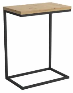 Kasvo PEN (PERINO) odkládací stolek dub artisan / černá konstrukce