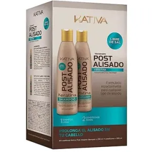 Kativa Salt-Free Straightening Post Treatment posilující péče po narovnání vlasů keratinem 250 ml +