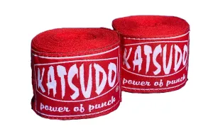 Katsudo box bandáže elastické 450cm, červené #6153759