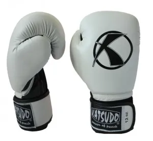 Katsudo box rukavice Punch, bílé - 12 OZ