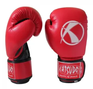 Katsudo box rukavice Punch, červené - 10 OZ #5792646