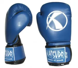 Katsudo box rukavice Punch, modré - 14 OZ #5792655