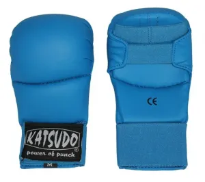 Katsudo Klasik rukavice karate bez palce, modré - XL #5792714