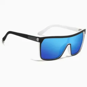 KDEAM Stockton 2 sluneční brýle, Black & White / Blue (GKD022C02)
