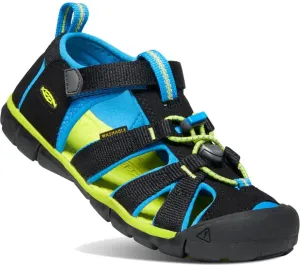 KEEN Dětské sandály SEACAMP 1022969 black/brilliant blue 25-26